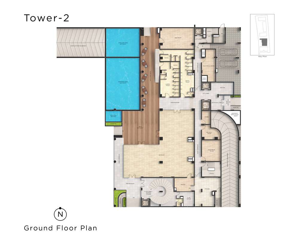 Tower 2 : Ground Flour Plan