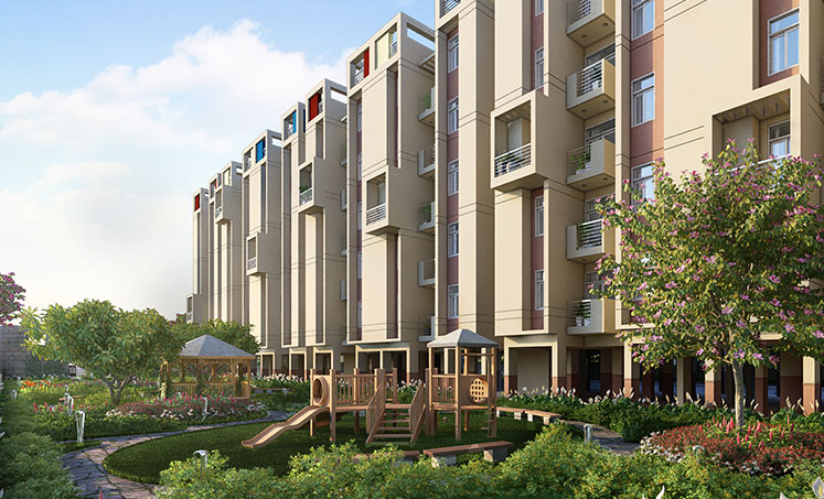 Sriniketan - 202+ 1, 2 & 3 BHK Flats in Kawakhari, Siliguri with modern amenities and spacious designs